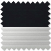 Duo Blind (Blackout), 3009 Black & 1016 White - VELUX Loft Blind